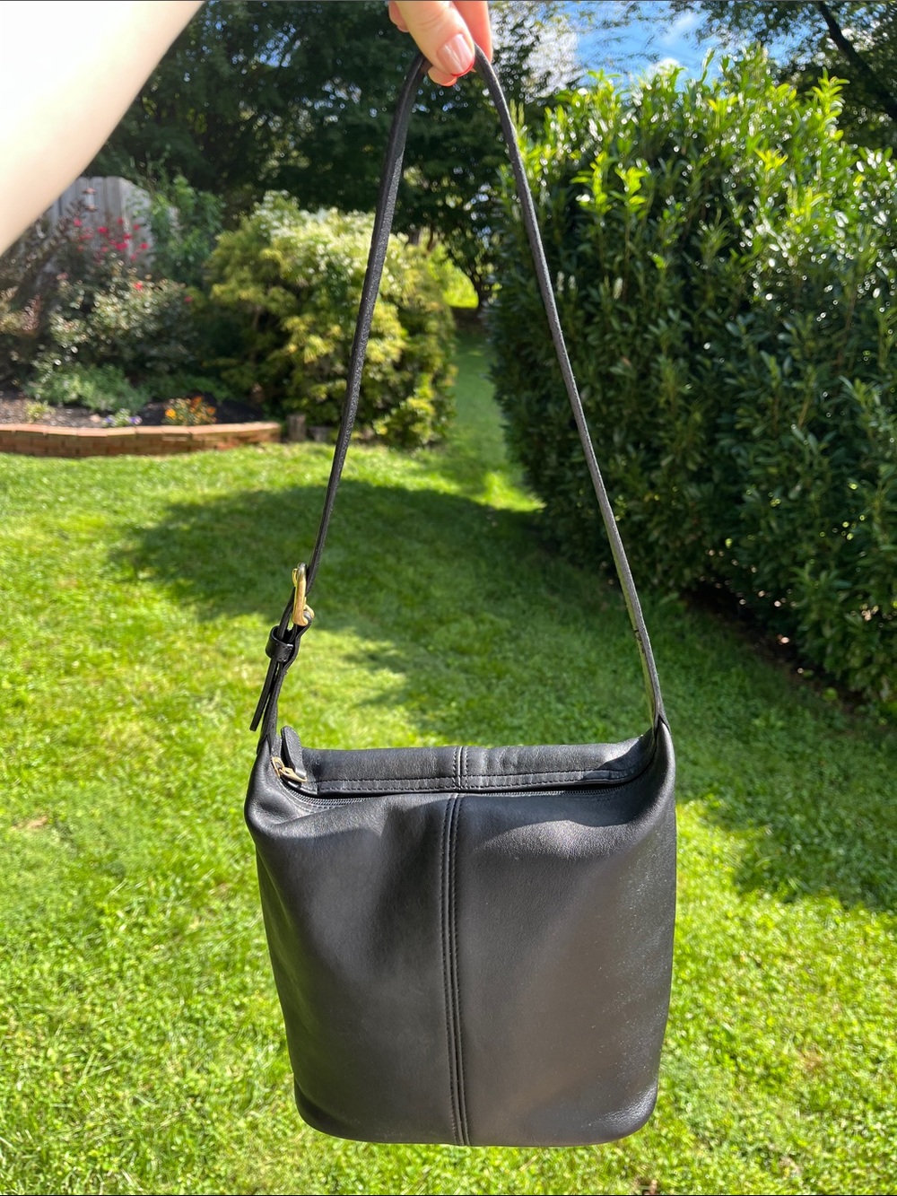 Vintage Coach Soho Mini Bucket Shoulder Bag
